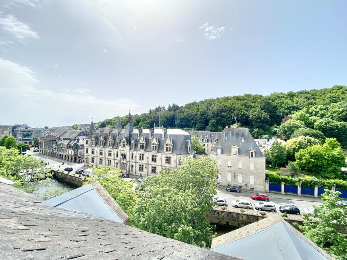 Le Nid Des Quais - Vue Panoramique Au Coeur De La Ville - Wifi - Entree Autonome 캥페르 외부 사진
