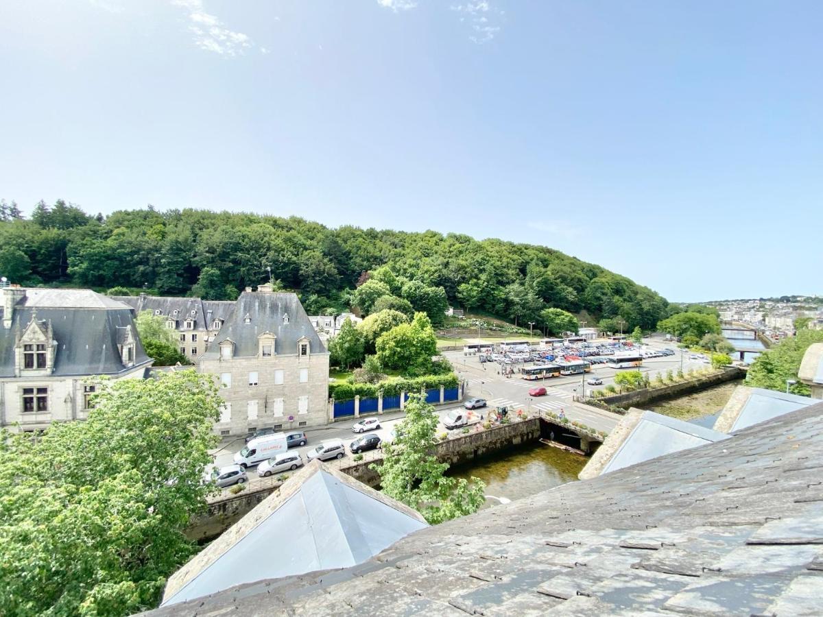 Le Nid Des Quais - Vue Panoramique Au Coeur De La Ville - Wifi - Entree Autonome 캥페르 외부 사진